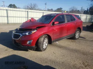2021 Chevrolet Equinox LT with VIN 2GNAXKEV2M6158702, listed as a Copart auction lot 47096395 with 0 mi miles and Salvage Title. Bid and sale history available at carsss.com. Image 1.