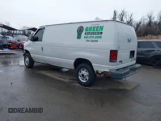 2005 Ford Econoline Cargo with VIN 1FTNE24W95HB25640, listed as a IAAI auction lot 41335337 with 183,045 mi miles. Bid and sale history available at carsss.com. Image 3.