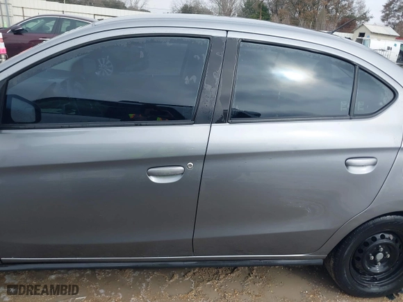 2020 Mitsubishi Mirage G4 ES with VIN ML32F3FJ9LHF08407, listed as a IAAI auction lot 41380079 with 57,292 mi miles. Bid and sale history available at carsss.com. Image 15.