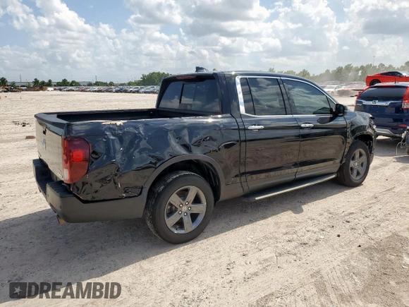 2022 Honda Ridgeline RTL-E z VIN 5FPYK3F7XNB002065, wystawiony jako Copart lot #62134335 z przebiegiem 73 934 mil mil oraz Szkoda całkowita • Salvage title. Historia ofert i sprzedaży dostępna na DreamBid. Obrazek 3.