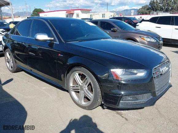 2015 Audi S4 Premium Plus with VIN WAUDGAFLXFA099169, listed as a IAAI auction lot 41745663 with 113,605 mi miles. Bid and sale history available at carsss.com. Image 1.