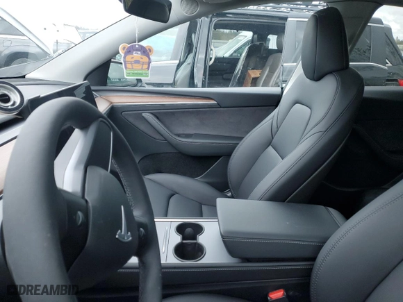 2024 Tesla Model Y Long Range with VIN 7SAYGDEE5RF197579, listed as a Copart auction lot 78524234 with 0 mi miles and Salvage Title. Bid and sale history available at carsss.com. Image 8.