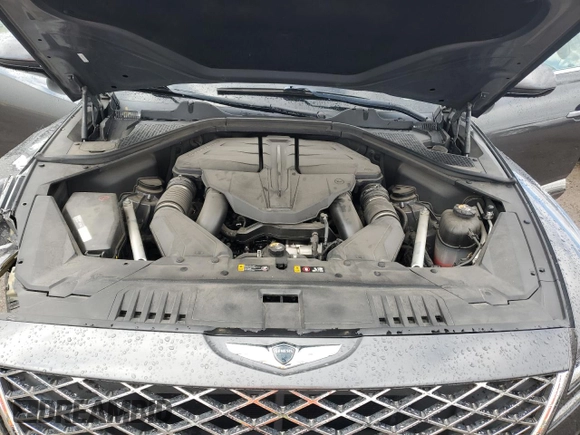 2022 Genesis GV80 with VIN KMUHCESC7NU076679, listed as a Copart auction lot 48827735 with Not Provided miles and Salvage Title. Bid and sale history available at DreamBid. Image 13.