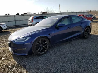 2022 Tesla Model S with VIN 5YJSA1E50NF467363, listed as a Copart auction lot 49033335 with Not Provided miles and Salvage Title. Bid and sale history available at DreamBid. Image 1.