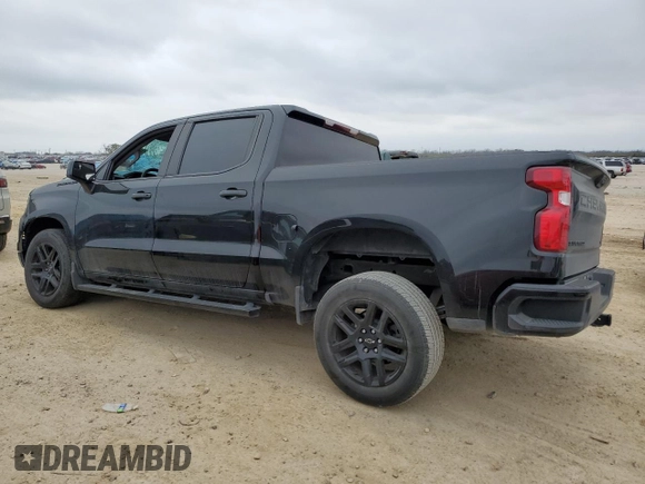 2022 Chevrolet Silverado 1500 Custom with VIN 3GCPABEK6NG528646, listed as a Copart auction lot 44184345 with 53,102 mi miles and Salvage Title. Bid and sale history available at DreamBid. Image 2.
