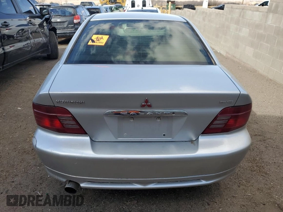 2000 Mitsubishi Galant with VIN 4A3AA46LXYE179220, listed as a Copart auction lot 44615815 with 142,054 mi miles and Salvage Title. Bid and sale history available at DreamBid. Image 6.