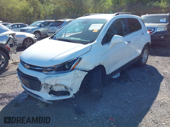 2020 Chevrolet Trax LT with VIN KL7CJLSB9LB005813, listed as a IAAI auction lot 41802888 with 31,212 mi miles and . Bid and sale history available at DreamBid. Image 17.