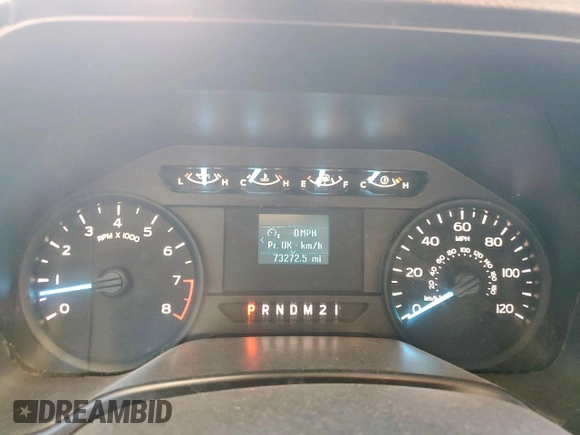 2019 Ford F-150 XL with VIN 1FTMF1CB4KKF01094, listed as a Copart auction lot 62375555 with 73,272 mi miles and Salvage title. Bid and sale history available at DreamBid. Image 9.