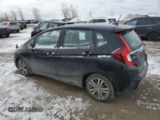 2015 Honda Fit EX-L with VIN 3HGGK5H81FM108568, listed as a Copart auction lot 46256745 with 185,652 mi miles and Salvage Title. Bid and sale history available at carsss.com. Image 2.
