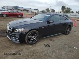 2019 Mercedes-Benz E 53 AMG with VIN WDD1J6BB1KF090185, listed as a Copart auction lot 46707804 with 25,858 mi miles and . Bid and sale history available at DreamBid. Image 1.