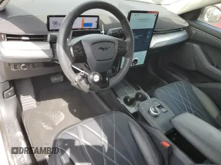 2021 Ford Mustang Mach-E California Route 1 with VIN 3FMTK2R74MMA27526, listed as a Copart auction lot 50214575 with 23,497 mi miles and Non Repairable. Bid and sale history available at DreamBid. Image 8.