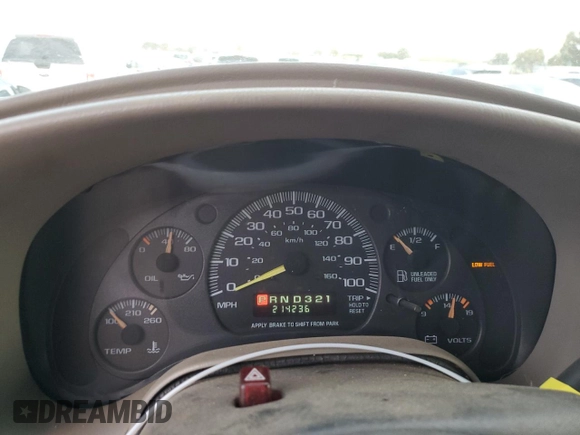 2001 GMC Safari Cargo with VIN 1GTDM19W71B510158, listed as a Copart auction lot 87296804 with 214,236 mi miles and Salvage Title. Bid and sale history available at carsss.com. Image 9.