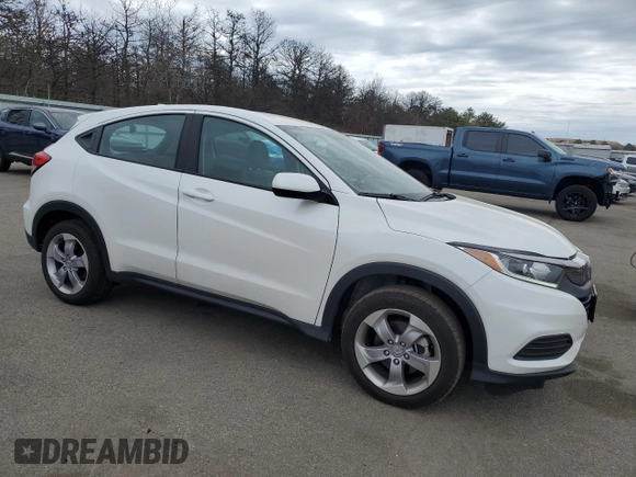 2021 Honda HR-V LX with VIN 3CZRU6H35MM754344, listed as a Copart auction lot 53804925 with 13,570 mi miles and Salvage Title. Bid and sale history available at carsss.com. Image 4.