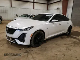 2020 Cadillac CT5 Sport with VIN 1G6DU5RK8L0124631, listed as a Copart auction lot 84180384 with 98,300 mi miles and Salvage title. Bid and sale history available at DreamBid. Image 1.