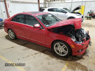 2008 Mercedes-Benz C 350 Sport with VIN WDDGF56X28F034051, listed as a Copart auction lot 45944055 with 141,903 mi miles and Salvage Title. Bid and sale history available at DreamBid. Image 4.
