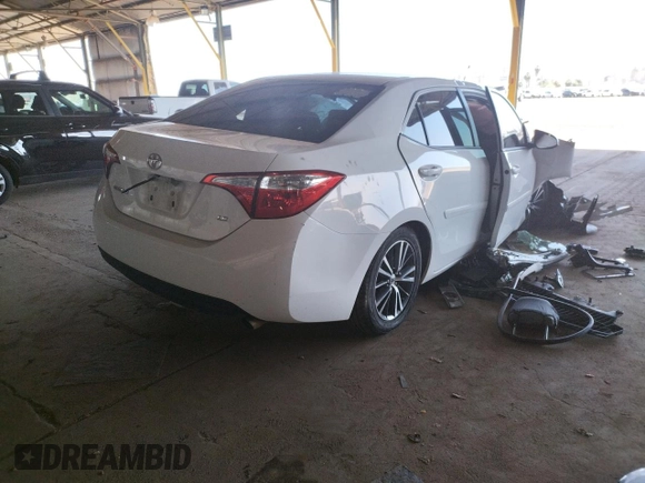 2016 Toyota Corolla L with VIN 2T1BURHE9GC622663, listed as a Copart auction lot 43195622 with 148,578 mi miles and Salvage Title. Bid and sale history available at DreamBid. Image 4.
