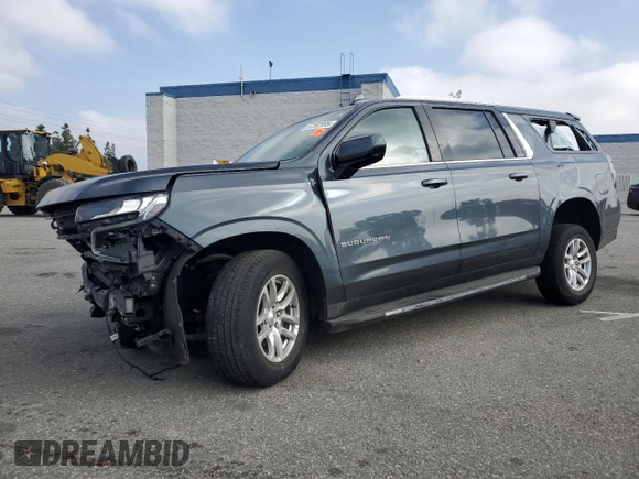 2021 Chevrolet Suburban LT with VIN 1GNSCCKD7MR236770, listed as a Copart auction lot 57392995 with 80,845 mi miles and Salvage title. Bid and sale history available at DreamBid. Image 1.