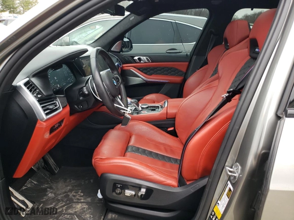 2022 BMW X5 M with VIN 5YMJU0C00N9J38278, listed as a Copart auction lot 38220214 with 18,521 mi miles. Bid and sale history available at carsss.com. Image 7.