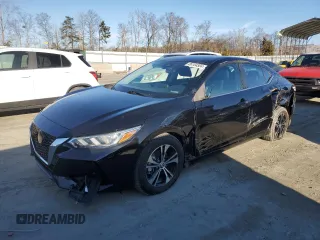2021 Nissan Sentra SV with VIN 3N1AB8CV9MY307167, listed as a Copart auction lot 86104304 with 152,649 mi miles and Salvage title. Bid and sale history available at DreamBid. Image 1.