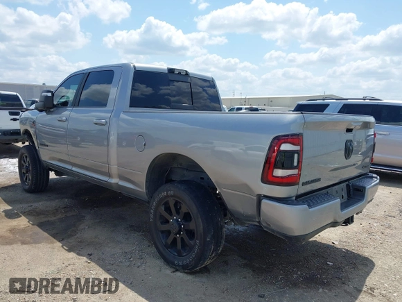2024 Ram 2500 Laramie with VIN 3C6UR5FLXRG345851, listed as a IAAI auction lot 42222678 with 42,776 mi miles and . Bid and sale history available at DreamBid. Image 3.
