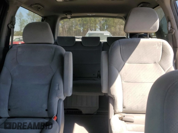 2010 Honda Odyssey LX with VIN 5FNRL3H29AB065521, listed as a Copart auction lot 45743455 with 128,389 mi miles and Salvage Title. Bid and sale history available at carsss.com. Image 10.