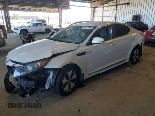 2013 Kia Optima Hybrid LX with VIN KNAGM4AD9D5062109, listed as a Copart auction lot 46713465 with 189,374 mi miles and Clean Title. Bid and sale history available at carsss.com. Image 1.