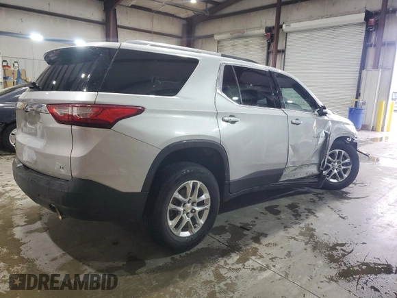 2018 Chevrolet Traverse LT Cloth with VIN 1GNEVGKW8JJ235329, listed as a Copart auction lot 47743465 with 128,779 mi miles and Salvage Title. Bid and sale history available at DreamBid. Image 3.