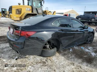 2018 Acura TLX w/A-SPEC Pkg with VIN 19UUB3F64JA004302, listed as a Copart auction lot 41686885 with 49,710 mi miles and Salvage Title. Bid and sale history available at carsss.com. Image 3.