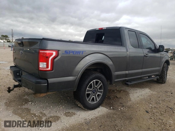 2017 Ford F-150 XL with VIN 1FTEX1CF6HFA97169, listed as a Copart auction lot 81240734 with 64,992 mi miles and Salvage Title. Bid and sale history available at carsss.com. Image 3.