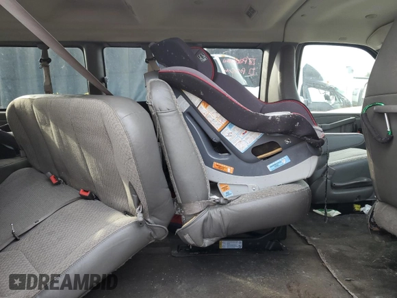 2018 Chevrolet Express Passenger LT with VIN 1GAZGPFG3J1245055, listed as a Copart auction lot 87807965 with 106,634 mi miles and Salvage title. Bid and sale history available at DreamBid. Image 11.