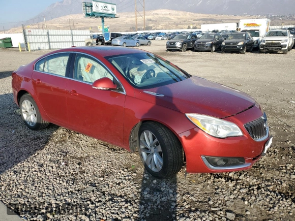 2015 Buick Regal with VIN 2G4GV5EK8F9171550, listed as a Copart auction lot 83577054 with Not provided miles and Salvage title. Bid and sale history available at DreamBid. Image 4.