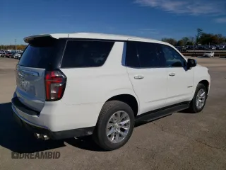2023 Chevrolet Tahoe Premier with VIN 1GNSCSKD8PR371447, listed as a Copart auction lot 75280014 with 50,396 mi miles and Clean title. Bid and sale history available at DreamBid. Image 3.