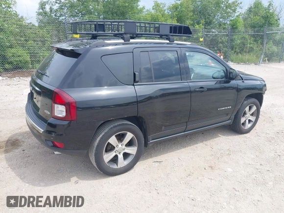 2017 Jeep Compass Latitude with VIN 1C4NJDEB7HD171563, listed as a IAAI auction lot 42669131 with 125,411 mi miles and . Bid and sale history available at DreamBid. Image 4.
