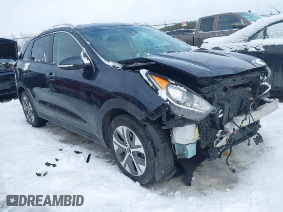 2019 Kia Niro EV EX Premium with VIN KNDCE3LG2K5019941, listed as a IAAI auction lot 41502482 with 70,088 mi miles. Bid and sale history available at carsss.com. Image 1.