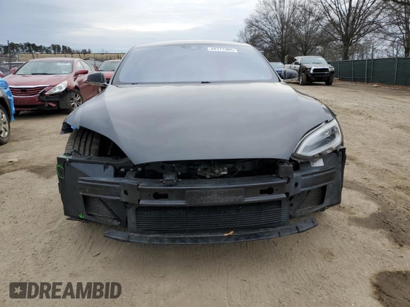 2016 Tesla Model S 70 kWh Battery with VIN 5YJSA1E16GF158450, listed as a Copart auction lot 44171305 with 143,907 mi miles and Salvage Title. Bid and sale history available at carsss.com. Image 5.