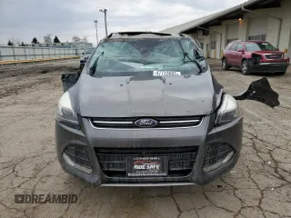2015 Ford Escape Titanium with VIN 1FMCU9J98FUC46195, listed as a Copart auction lot 47733665 with 0 mi miles and Salvage Title. Bid and sale history available at carsss.com. Image 5.