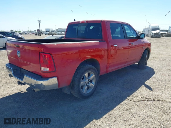 2016 Ram 1500 Big Horn with VIN 1C6RR6LT0GS159192, listed as a IAAI auction lot 41819883 with 128,900 mi miles. Bid and sale history available at carsss.com. Image 4.