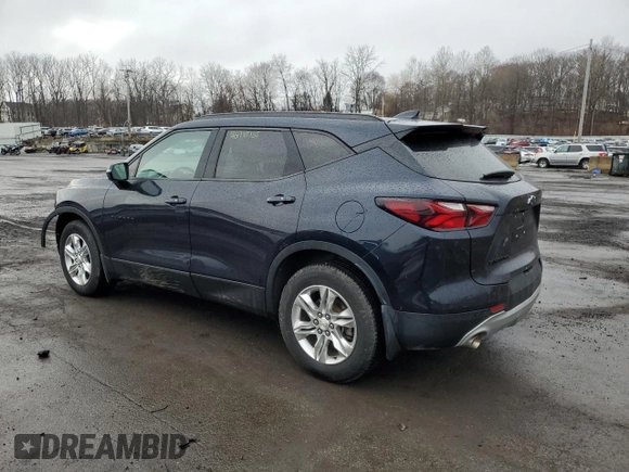 2020 Chevrolet Blazer LT with VIN 3GNKBJRS6LS620921, listed as a Copart auction lot 46975135 with 99,508 mi miles and Salvage title. Bid and sale history available at DreamBid. Image 2.