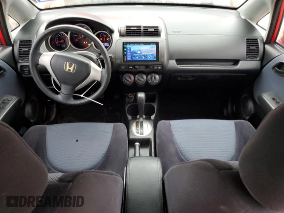 2008 Honda Fit with VIN JHMGD38488S020748, listed as a Copart auction lot 43005215 with 187,322 mi miles and Salvage Title. Bid and sale history available at carsss.com. Image 8.
