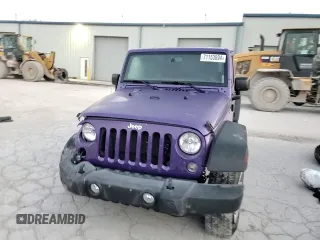 2018 Jeep Wrangler JK Unlimited Sport S with VIN 1C4BJWDG2JL837817, listed as a Copart auction lot 71153094 with 74,396 mi miles and Salvage Title. Bid and sale history available at carsss.com. Image 12.