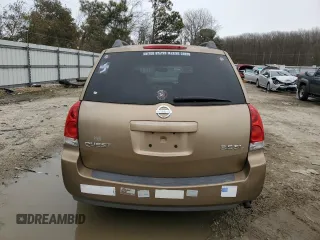 2004 Nissan Quest S with VIN 5N1BV28UX4N334537, listed as a Copart auction lot 48255935 with 95,403 mi miles and Clean Title. Bid and sale history available at carsss.com. Image 6.