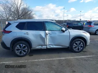 2023 Nissan Rogue SV with VIN JN8BT3BB5PW214218, listed as a IAAI auction lot 41593119 with 31,567 mi miles and . Bid and sale history available at DreamBid. Image 6.