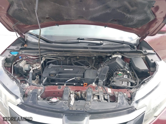 2016 Honda CR-V EX-L with VIN 2HKRM3H74GH502182, listed as a IAAI auction lot 41490125 with 45,100 mi miles. Bid and sale history available at carsss.com. Image 10.