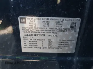 2018 GMC Terrain SLE z VIN 3GKALTEX4JL135784, wystawiony jako IAAI lot #41847729 z przebiegiem 106 315 mil mil oraz . Historia ofert i sprzedaży dostępna na DreamBid. Obrazek 9.