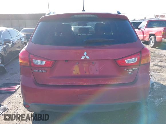 2016 Mitsubishi Outlander Sport 2.4 SEL with VIN JA4AP4AW8GZ026954, listed as a IAAI auction lot 41664158 with 103,103 mi miles. Bid and sale history available at carsss.com. Image 16.
