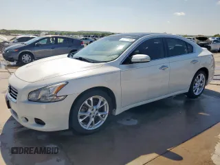 2013 Nissan Maxima SV with VIN 1N4AA5AP7DC804624, listed as a Copart auction lot 53981045 with 178,299 mi miles and Salvage title. Bid and sale history available at DreamBid. Image 1.