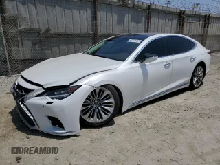 2018 Lexus LS 500 z VIN JTHB51FFXJ5006029, wystawiony jako Copart lot #60723185 z przebiegiem 37 084 mil mil oraz Szkoda całkowita • Salvage title. Historia ofert i sprzedaży dostępna na DreamBid. Obrazek 1.