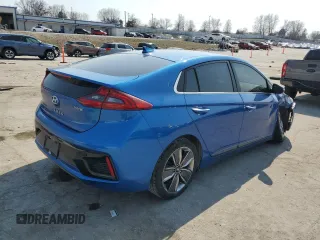2018 Hyundai Ioniq Limited with VIN KMHC85LC8JU064365, listed as a Copart auction lot 48774785 with 166,085 mi miles and Salvage title. Bid and sale history available at DreamBid. Image 3.