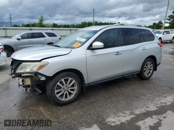 2015 Nissan Pathfinder Platinum with VIN 5N1AR2MN2FC622128, listed as a Copart auction lot 58955915 with Not provided miles and Salvage title. Bid and sale history available at DreamBid. Image 1.