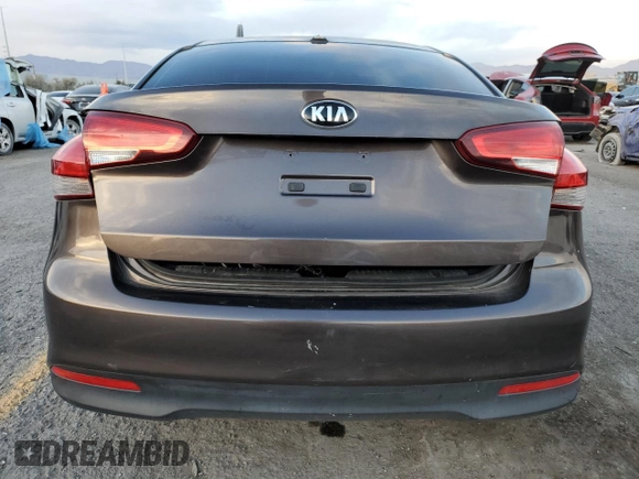 2017 Kia Forte LX with VIN 3KPFK4A76HE078325, listed as a Copart auction lot 42824485 with 54,037 mi miles and Salvage Title. Bid and sale history available at DreamBid. Image 6.